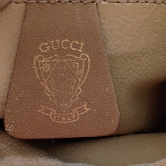 Vintage Gucci GG Plus Brown Leather Shoulder Bag Purse Authentic vintage Gucci - Picture 13 of 16